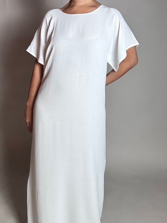 White inner slip dress