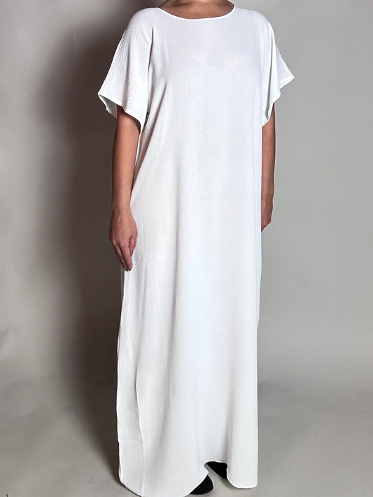 White inner slip dress